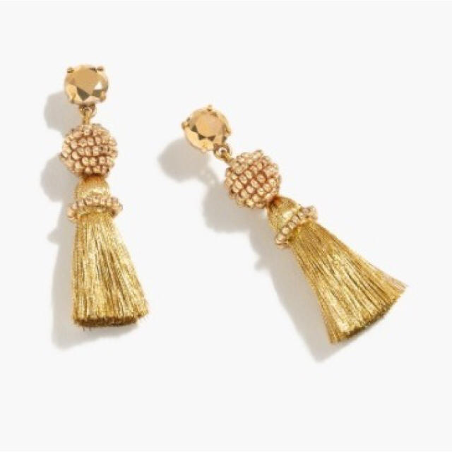 J.Crew(ジェイクルー)のjcrew ゴールドタッセル パティピアス  レディースのアクセサリー(ピアス)の商品写真