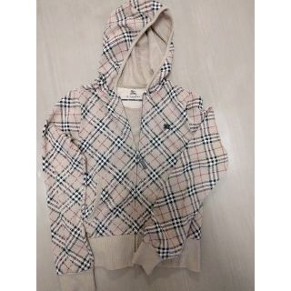 バーバリーブルーレーベル(BURBERRY BLUE LABEL)のゆーこ様専用☆バーバリーブルーレーベル  コットンジップアップパーカーS〜M(パーカー)