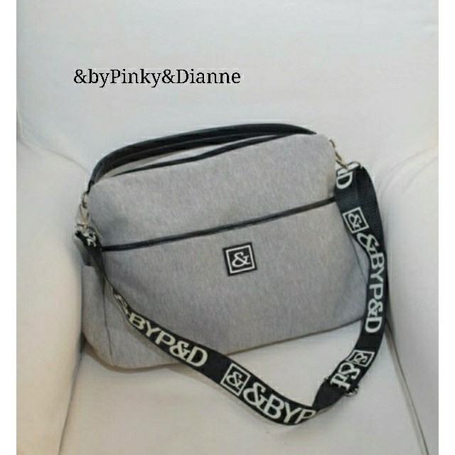 &byP&D(アンドバイピーアンドディー)の&byPinky&Dianne 新品 2way斜め掛けショルダーBAG グレー レディースのバッグ(ショルダーバッグ)の商品写真