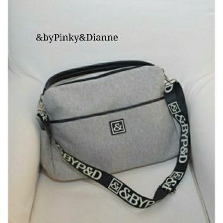 アンドバイピーアンドディー(&byP&D)の&byPinky&Dianne 新品 2way斜め掛けショルダーBAG グレー(ショルダーバッグ)