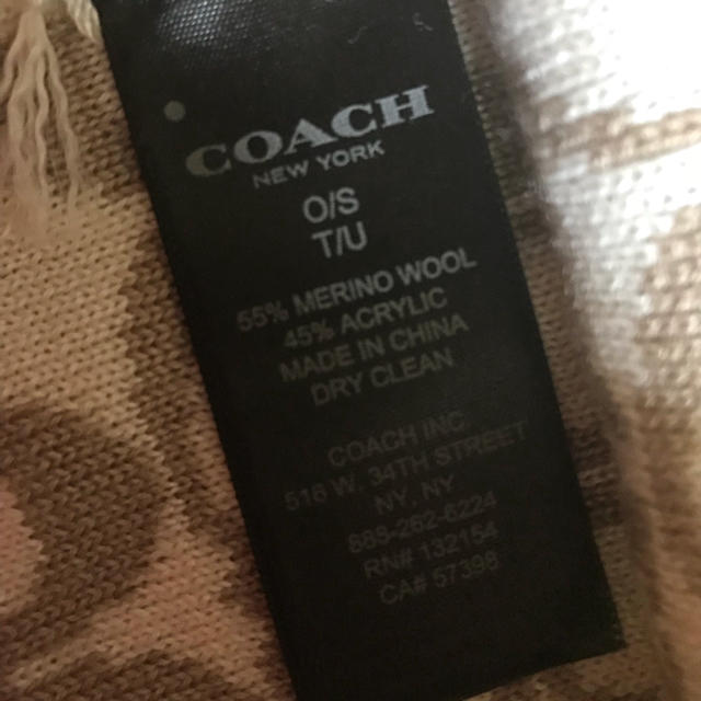 COACH(コーチ)のCOACH ニット帽 レディースの帽子(ニット帽/ビーニー)の商品写真