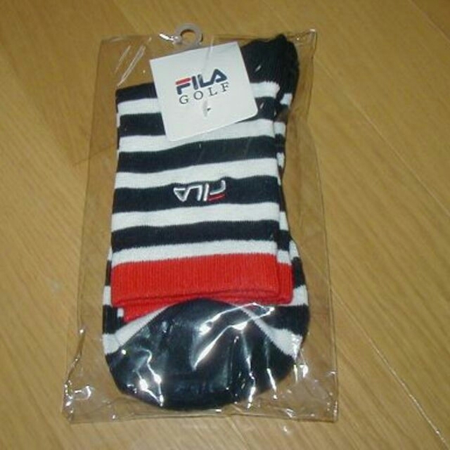 FILA(フィラ)の♪♪ＦＩＬＡ　ＧＯＬＦ　ソックス（新品）♪♪ スポーツ/アウトドアのゴルフ(ウエア)の商品写真