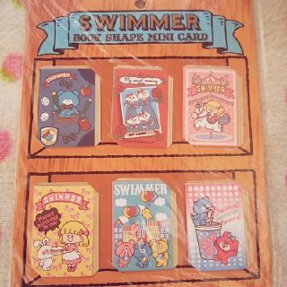 スイマー(SWIMMER)のスイマー SWIMMER 本型ミニメッセージカード★未開封★(カード/レター/ラッピング)