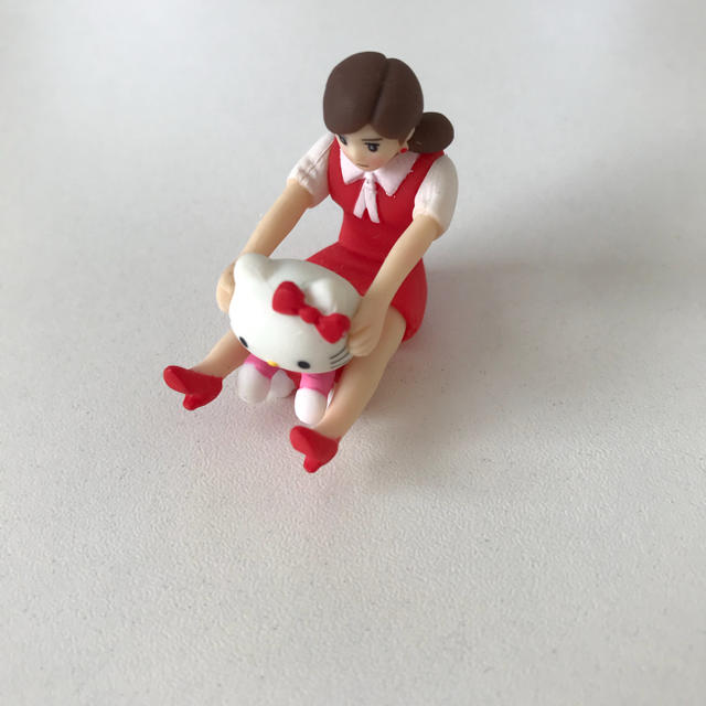 コップのフチ子×キティ ふちこ キティちゃん エンタメ/ホビーのおもちゃ/ぬいぐるみ(キャラクターグッズ)の商品写真