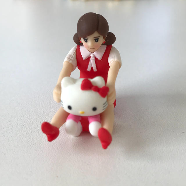 コップのフチ子×キティ ふちこ キティちゃん エンタメ/ホビーのおもちゃ/ぬいぐるみ(キャラクターグッズ)の商品写真