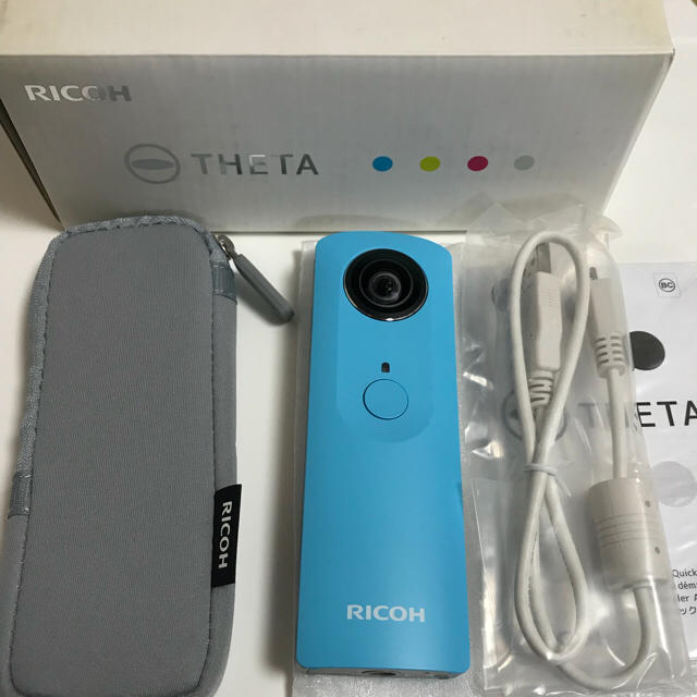 RICOH デジタルカメラ RICOH THETA m15 (ブルー) - コンパクトデジタル