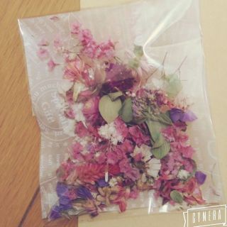 ドライフラワー　ピンクの花材(その他)