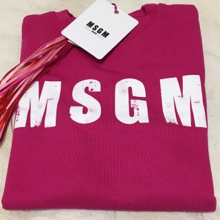 エムエスジイエム(MSGM)の2018 SS 新作✨ MSGM ロゴプリントスウェット(トレーナー/スウェット)