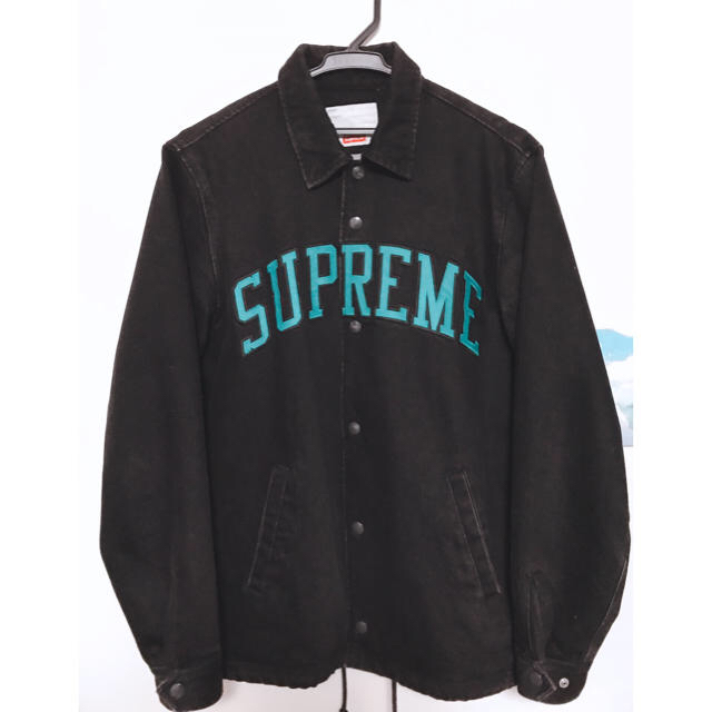 Supreme(シュプリーム)のsupremeデニムコーチジャケット S メンズのジャケット/アウター(Gジャン/デニムジャケット)の商品写真