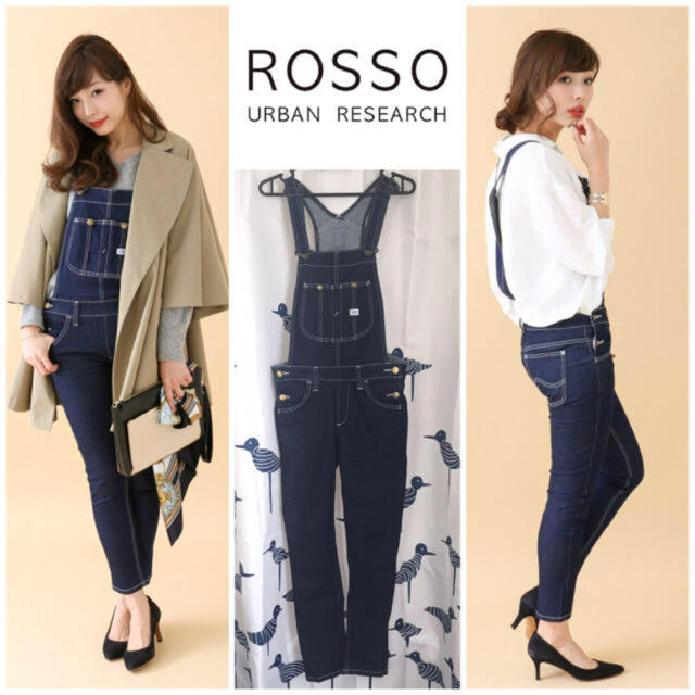 URBAN RESEARCH ROSSO(アーバンリサーチロッソ)のrossoデニムサロペ レディースのパンツ(サロペット/オーバーオール)の商品写真