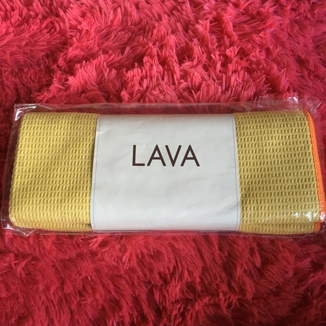 LAVA ヨガ ヨガラグ イエロー スポーツ/アウトドアのトレーニング/エクササイズ(ヨガ)の商品写真