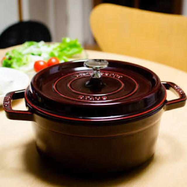 STAUB/ストウブ 22cm 2.6L ピコ・ココットラウンド