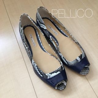 PELLICO - 新品⭐️46000円／ペリーコ／フラットパンプス 38／24.0／イエナの通販｜ラクマ