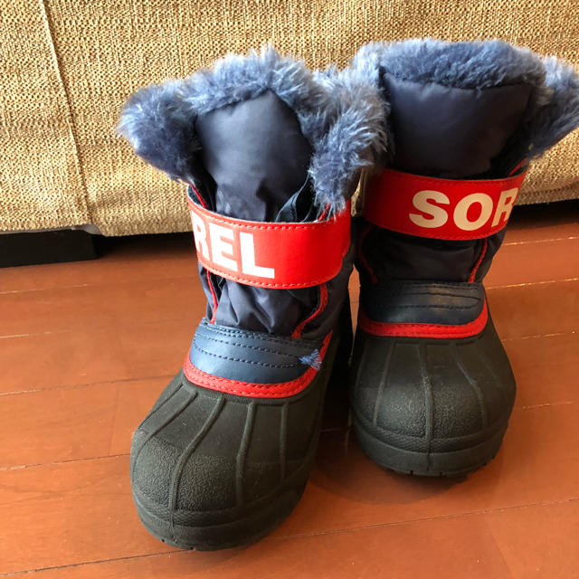 SOREL(ソレル)のSORELソレル スノーブーツ キッズ18㎝ キッズ/ベビー/マタニティのキッズ靴/シューズ(15cm~)(ブーツ)の商品写真