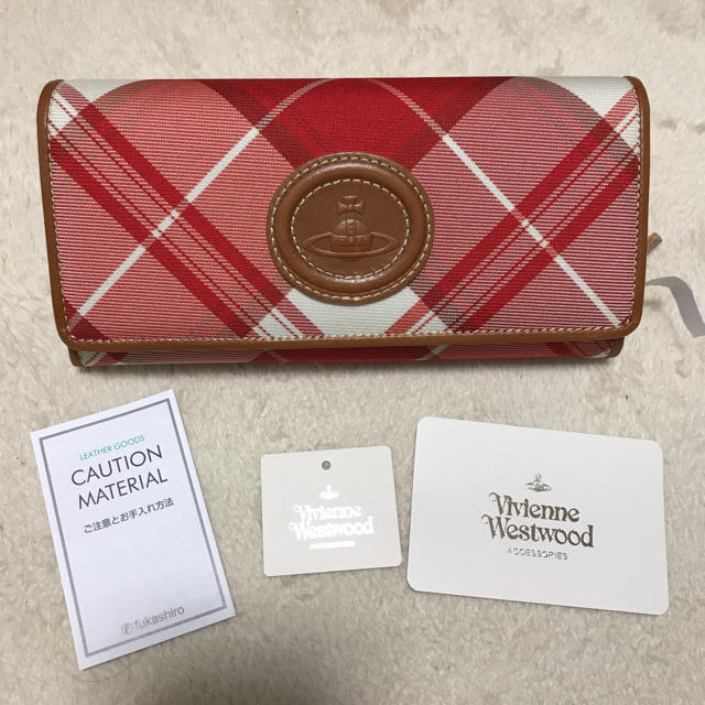 新品未使用 タグ付　Vivienne Westwood 長財布 タータンチェック