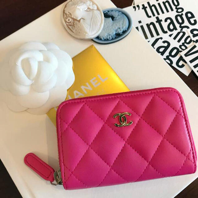 PINK付属品CHANEL シャネル コインケース カードケース ピンク