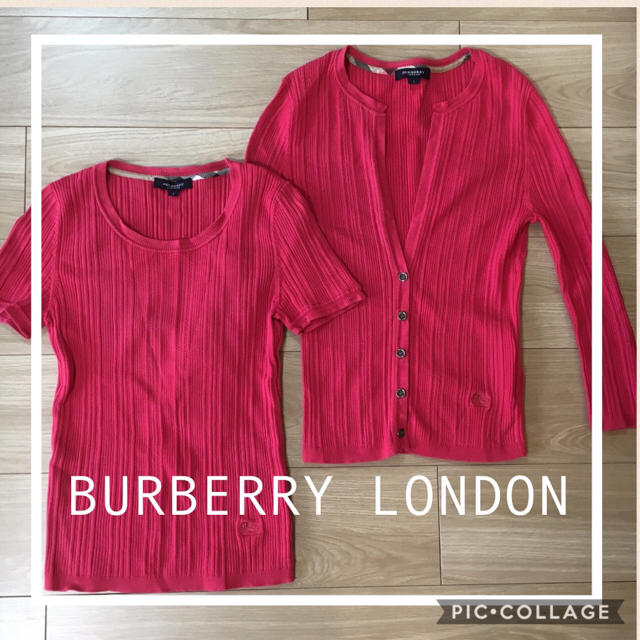 BURBERRY(バーバリー)のバーバリーロンドン★アンサンブル★ピンク レディースのトップス(アンサンブル)の商品写真