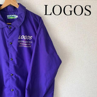 ロゴス(LOGOS)の古着 LOGOS コーチジャケット ロゴ柄 デカロゴ 1206(ナイロンジャケット)