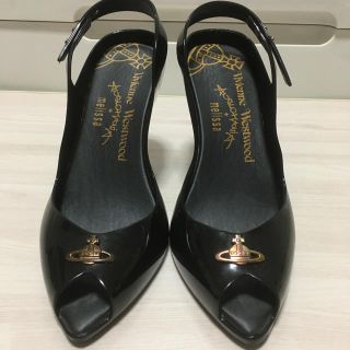 ヴィヴィアンウエストウッド(Vivienne Westwood)のヴィヴィアンウエストウッド  メリッサ オープントゥパンプス 24.5(ハイヒール/パンプス)