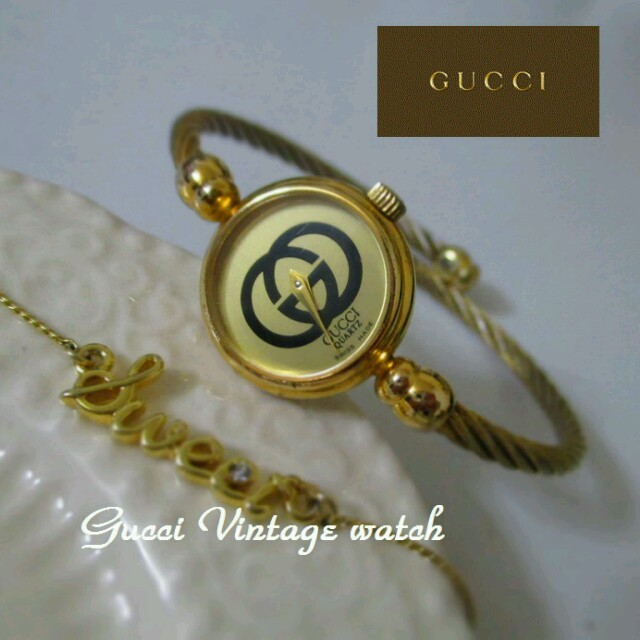 直送商品 Gucci - GUCCIヴィンテージウォッチ バングル 腕時計