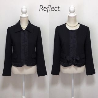 リフレクト(ReFLEcT)の【未使用品】日本製★Reflect 2wayジャケット(ノーカラージャケット)