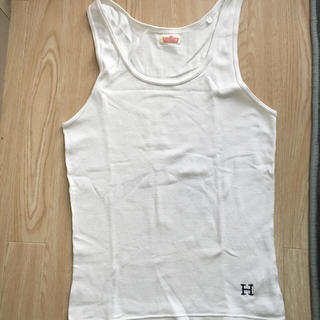 ハリウッドランチマーケット(HOLLYWOOD RANCH MARKET)のハリウッドランチマーケット ハリラン メンズ タンクトップ L ホワイト(Tシャツ/カットソー(半袖/袖なし))