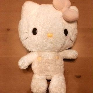 サンリオ(サンリオ)の美品♡ハローキティぬいぐるみ　パステル　ピンク(ぬいぐるみ)