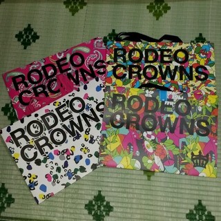 ロデオクラウンズ(RODEO CROWNS)のロデオ限定ショップ袋４枚(ショップ袋)