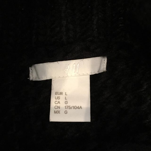 H&M(エイチアンドエム)のMiO様専用♡H&M チャンキーニット ブラック L レディースのトップス(ニット/セーター)の商品写真