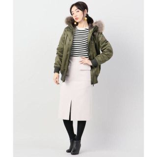 スピックアンドスパン(Spick & Span)の大特価 完売品 ♡ Spick and Span スカート ナチュラル 36(ひざ丈スカート)