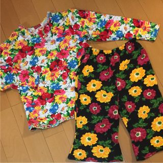 ケンゾー(KENZO)の女の子⭐KENZO⭐150⭐カットソー⭐パンツ⭐花柄⭐鮮やか⭐セット⭐まとめ売り(Tシャツ/カットソー)