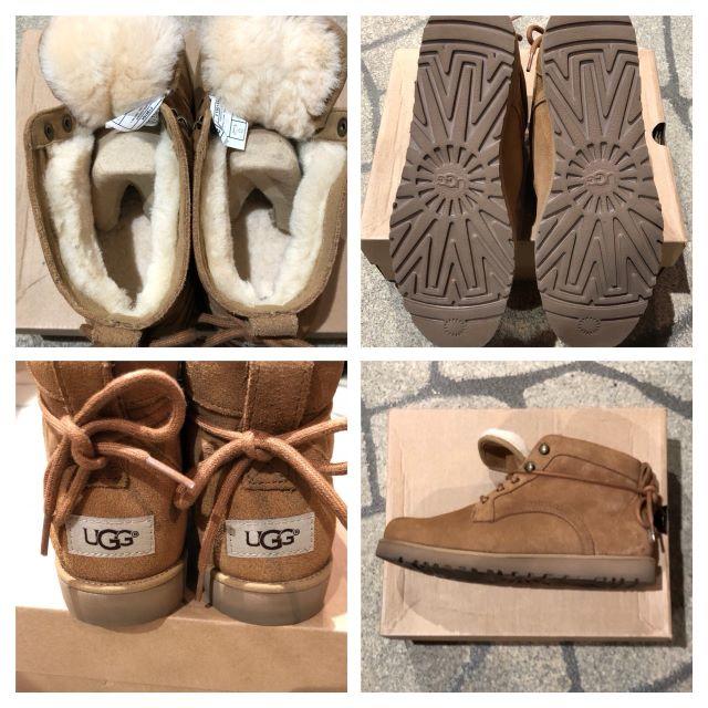 UGG(アグ)のシェリー様専用♡新品同様♡　UGG ベサニー レースアップ ブーツ ムートン  レディースの靴/シューズ(ブーツ)の商品写真