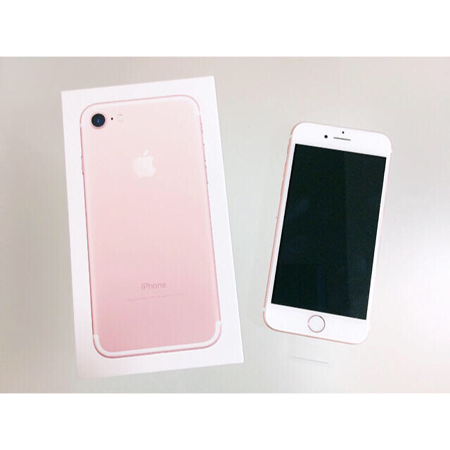 最高の品質の  Apple - お値下げ☆新品 未使用 iPhone7 32GB SIMフリー ローズピンク スマートフォン本体
