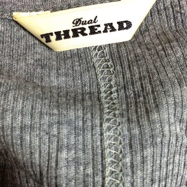 Dual THREAD(デュアルスレッド)のDual THREADリブ長袖トップス レディースのトップス(カットソー(長袖/七分))の商品写真