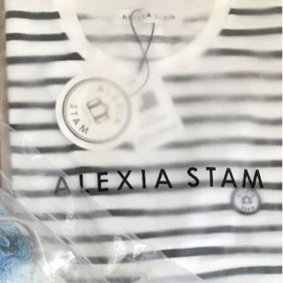 アリシアスタン(ALEXIA STAM)のALEXIA STAM ボーダーTシャツ(Tシャツ(半袖/袖なし))