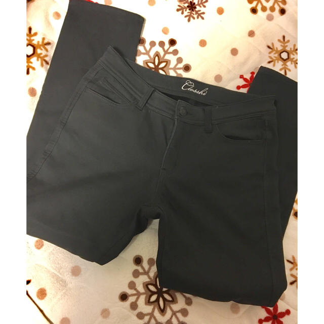 しまむら(シマムラ)のしまむら 裏地あったかパンツ 黒 ズボン レディースのパンツ(カジュアルパンツ)の商品写真