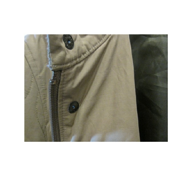 COMME CA ISM(コムサイズム)のused 古着 コムサイズム ライト ダウン ジャケット コート ベージュ M メンズのジャケット/アウター(マウンテンパーカー)の商品写真