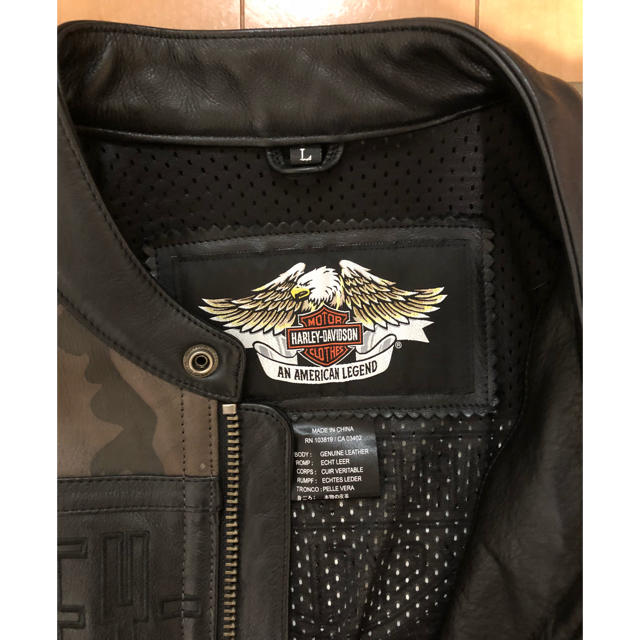 Harley Davidson(ハーレーダビッドソン)のHARLEY DAVIDSON レザージャケット メンズのジャケット/アウター(ライダースジャケット)の商品写真