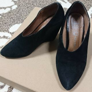 ジェフリーキャンベル(JEFFREY CAMPBELL)の【ジェフリーキャンベル】ウェッジソールブーティ ブラック 36(ブーティ)