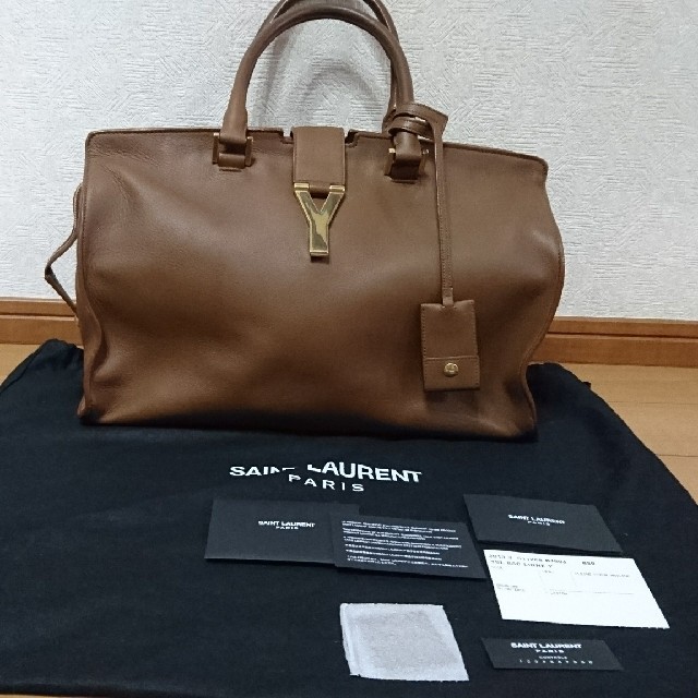 21日まで値下げ‼️SAINT LAURENT サンローラン Yライン カバス