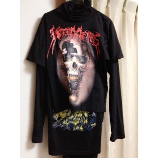 バレンシアガ(Balenciaga)のヴェトモン vetements 骸骨マルチレイヤード(Tシャツ/カットソー(七分/長袖))