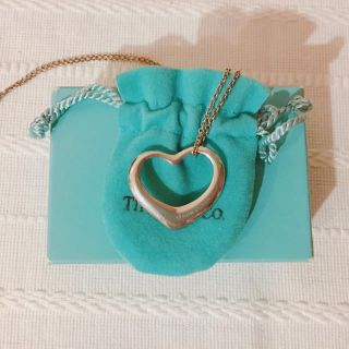 ティファニー(Tiffany & Co.)のオープンハートネックレス(ネックレス)