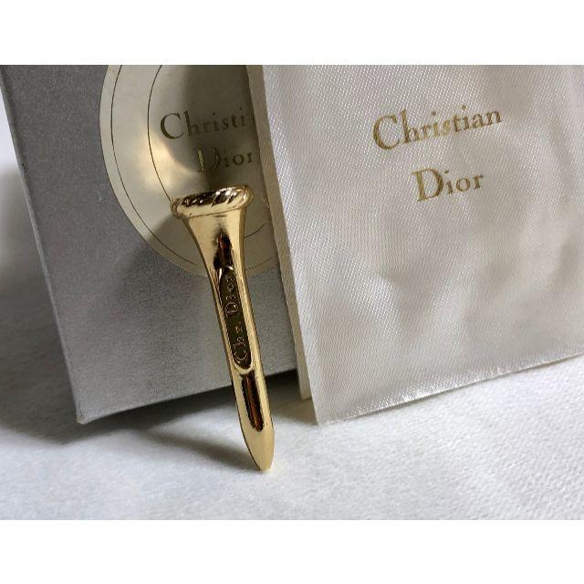 Dior(ディオール)の正規 ディオール ヴィンテージ ロゴ文字ゴルフボール ピンスタンド金 ボール立て メンズのファッション小物(その他)の商品写真