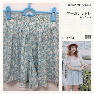 マジェスティックレゴン(MAJESTIC LEGON)のマジェ♡マーガレット柄キュロット(キュロット)