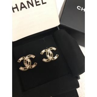 シャネル(CHANEL)の《美品♡》CHANEL ココマーク ピアス ビジュー(ピアス)