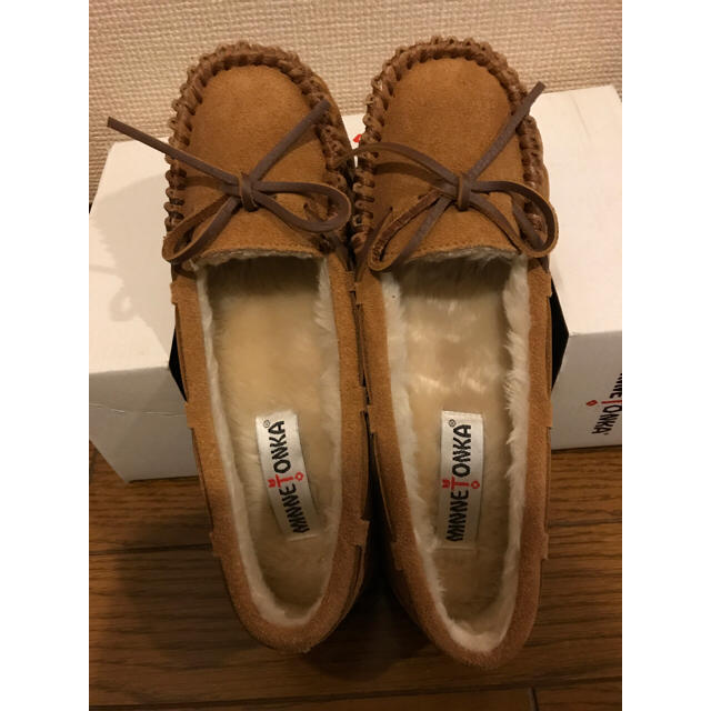 サイズ】 Minnetonka - 新品♡定番♡人気♡ミネトンカ♡モカシン♡ボア