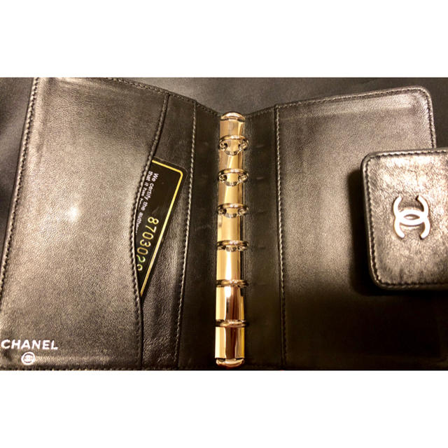 CHANEL(シャネル)のシャネル ダイアリー/手帳カバー/ ブラック レディースのファッション小物(その他)の商品写真