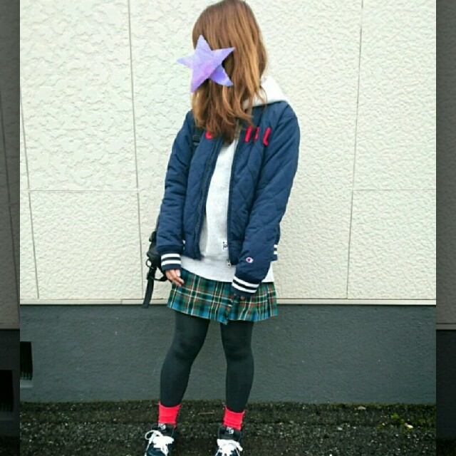 X-girl(エックスガール)のエックスガール中綿アウター☆STUSSY好きさんにも☆ レディースのジャケット/アウター(ダウンジャケット)の商品写真