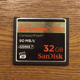 サンディスク(SanDisk)の[サンディスク]コンパクトフラッシュ32GB(その他)