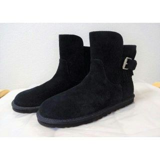 アグ(UGG)のUGG アグ　ブラック　フリンジ　ブーツ　25cm(ブーツ)